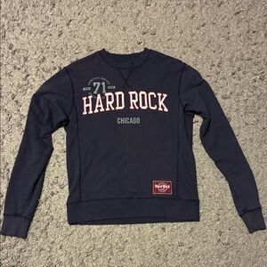 Hard Rock Cafe Dark Blue Crewneck Sweater